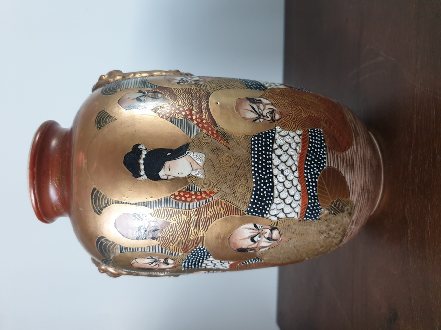 Antique Antique Japanese Satsuma Vase