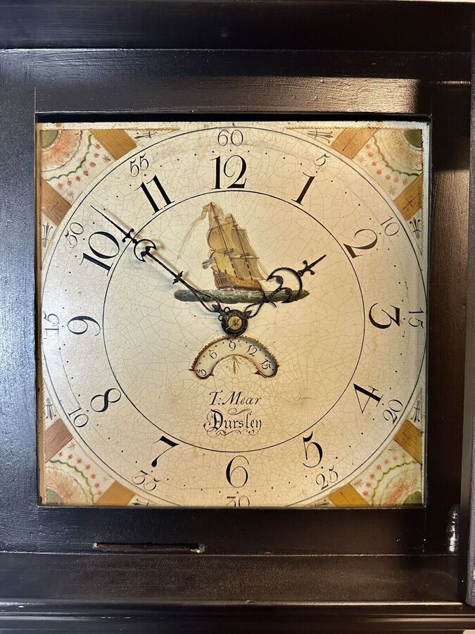 Antique A Rare & Beautiful 230 Year Old Antique Longcase Grandfather Clock. C1790