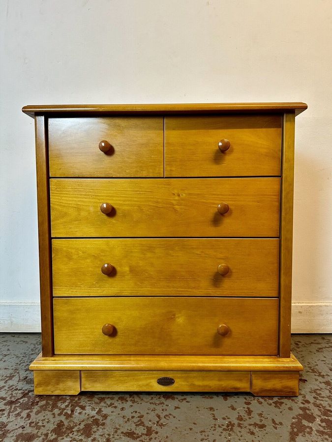 Antique A Lovely Oak Nursery Chest of Drawers By Boori Baby Furniture With Baby Change.