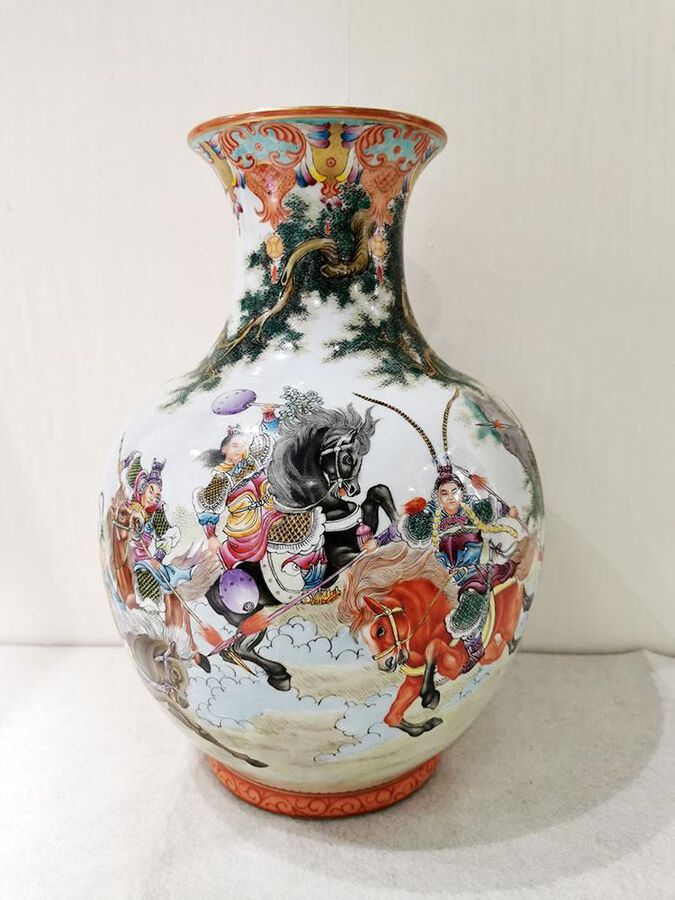Pastel Glazed Vase