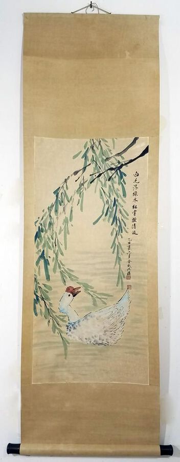 Flower and Bird Hanging Scroll