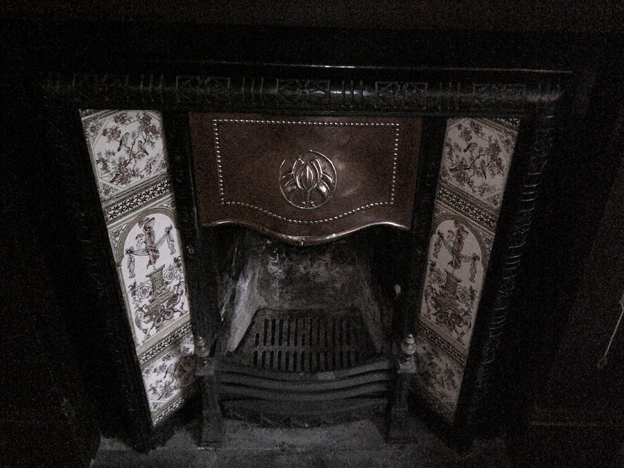 Antique Antique Victorian Slate Fire Surround and Insert 