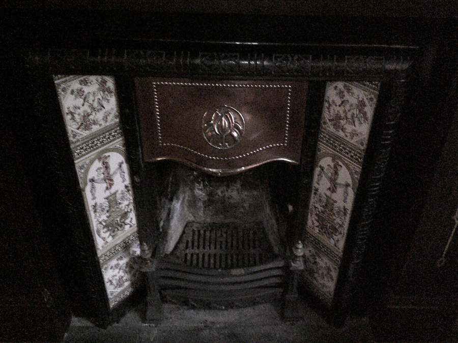 Antique Antique Victorian Slate Fire Surround and Insert 
