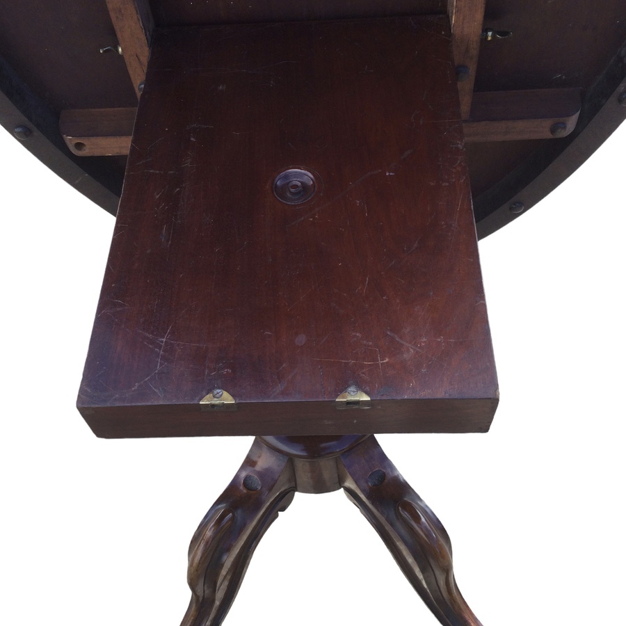 Antique Antique Victorian Walnut Loo Table 