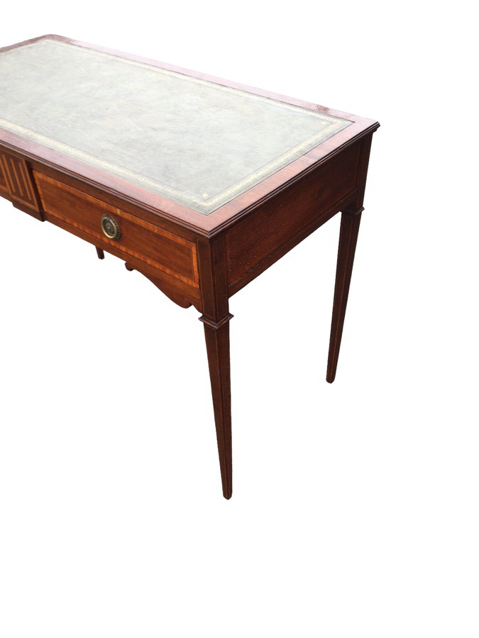 Antique Antique Edwardian Inlaid Writing Desk 