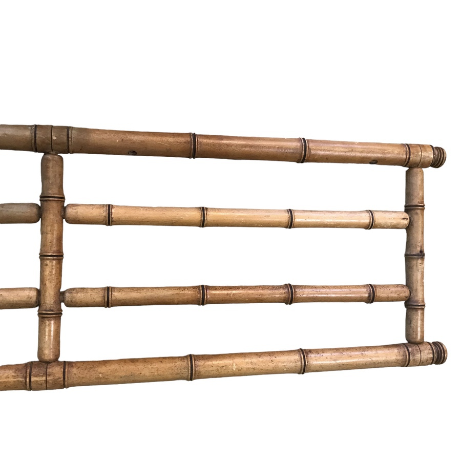 Antique Antique Faux Bamboo Luggage Rack 