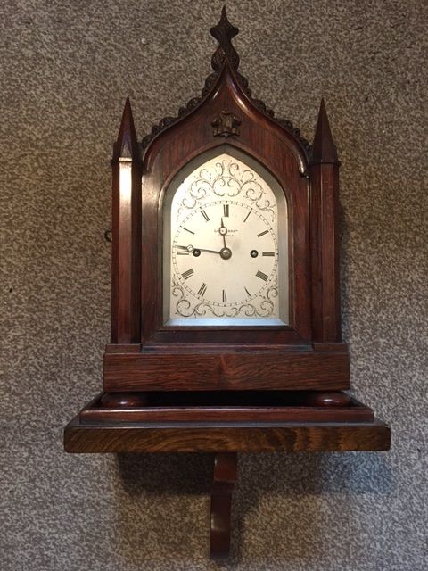 A Fine and Rare 19th Century Miniature Double Fusee Rosewood Bracket Clock by Gaze of London, Wit...