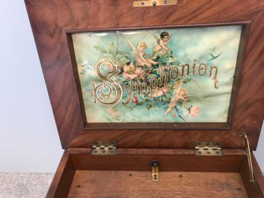 Antique Musical Symphonion , Music Box Circa 1900