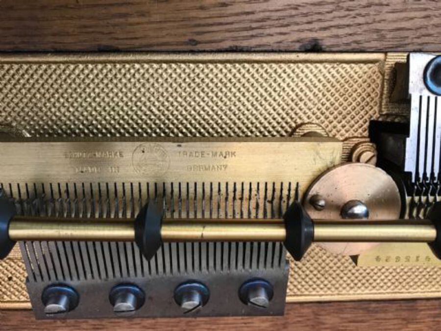 Antique Musical Symphonion , Music Box Circa 1900