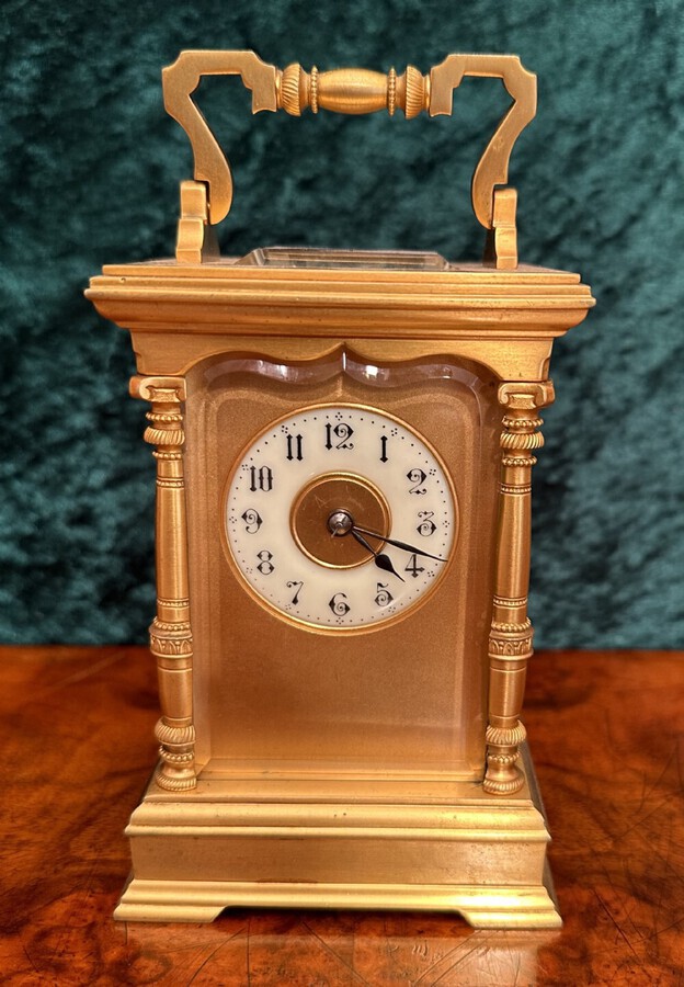 Antique Very Unusual Carriage Clock Circa 1900