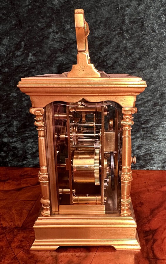 Antique Very Unusual Carriage Clock Circa 1900