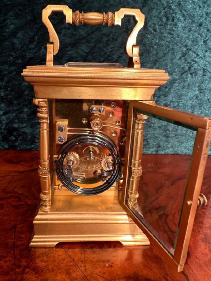 Antique Very Unusual Carriage Clock Circa 1900