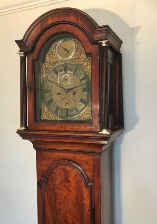 Antique Good Georgian London Long Case, Grandfather Clock.