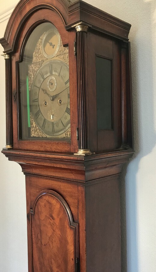 Antique Good Georgian London Long Case, Grandfather Clock.