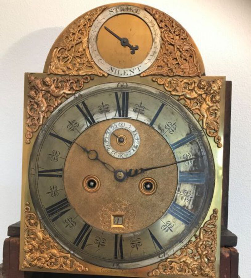 Antique Good Georgian London Long Case, Grandfather Clock.