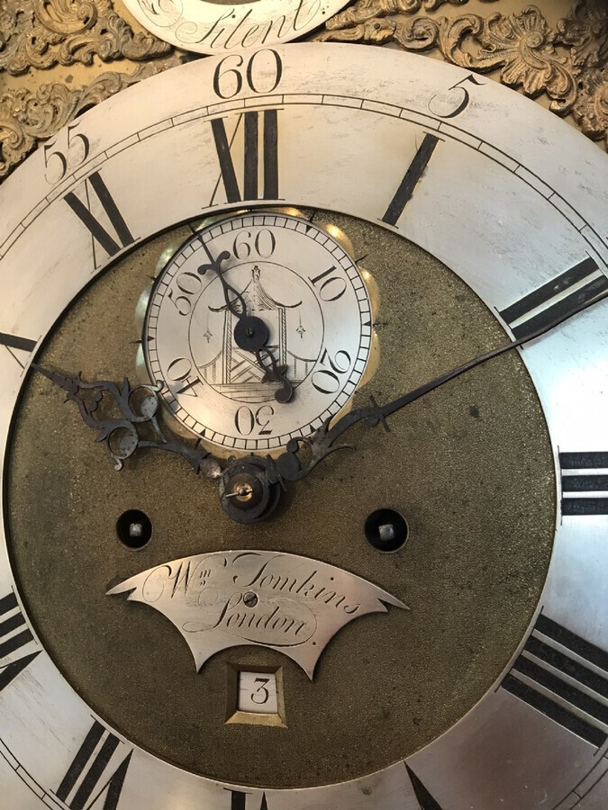 Antique Georgian Long Case, Grandfather Clock, Circa 1775
