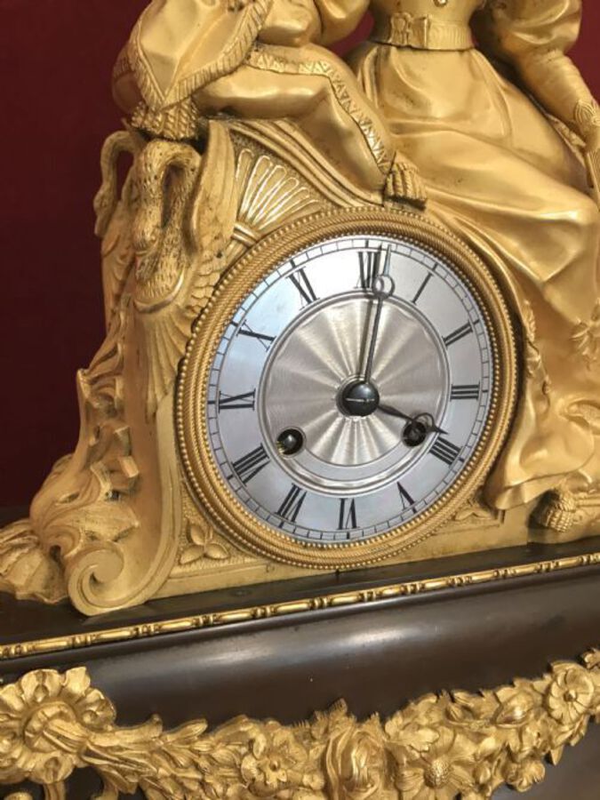 Antique Fine Regency Eight-day Striking Mantle Clock Circa 1830