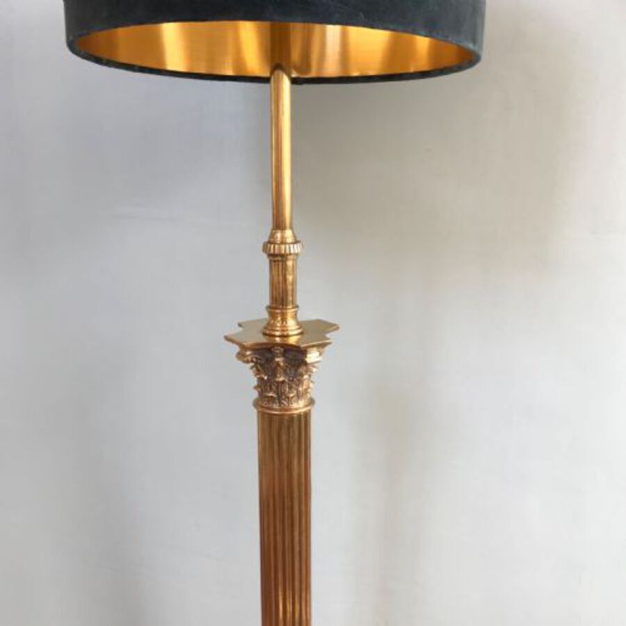 Antique A Good And Large Standard Lamp Circa 1920