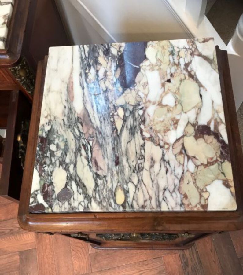 Antique A Fine Pair Of French Cabinets, Side Tables. Bedside Tables Circa 1880
