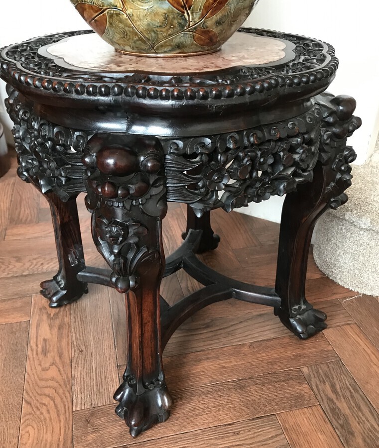 Chinese Padouk  Stand Circa 1890