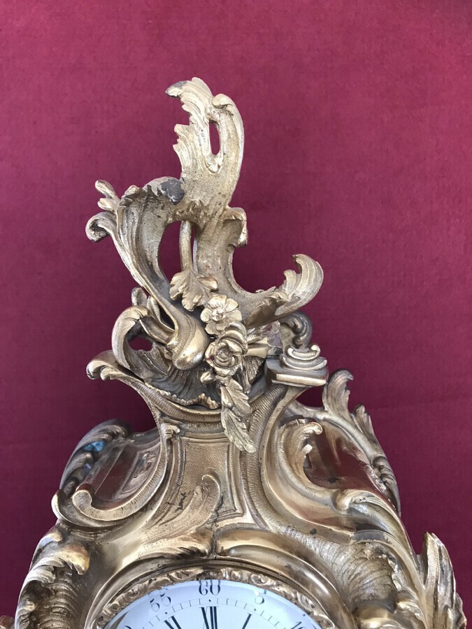 Antique French Mantle Clock Circa 1880