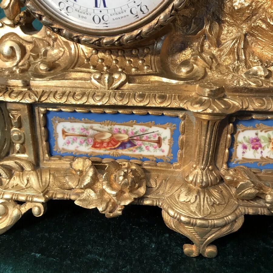 Antique Palais Royal Mantel Clock Circa 1880