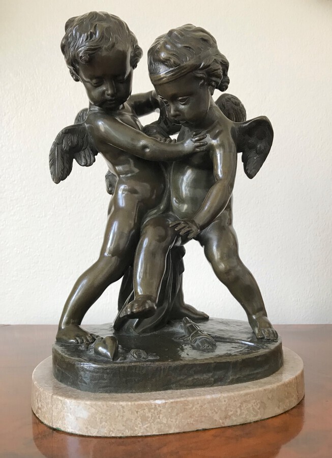 19th Century Bronze Group Circa 1870