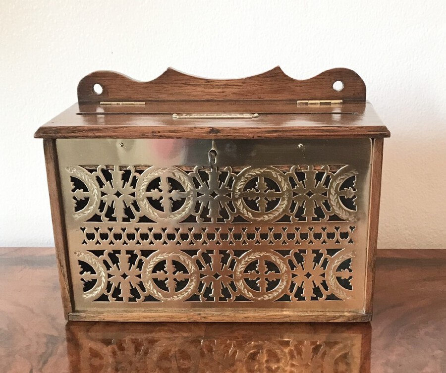 Antique Edwardian Country House Letterbox Circa 1900