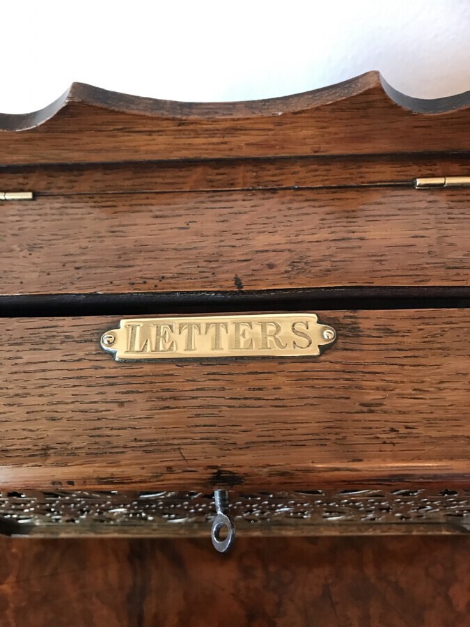 Antique Edwardian Country House Letterbox Circa 1900