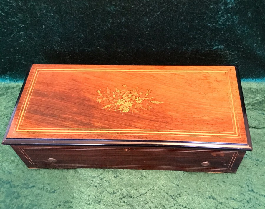 Antique Victorian Music Box Circa 1875