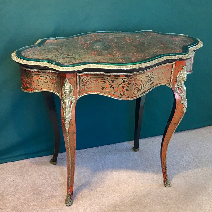 Boulle Centre Table Of Small Proportions Circa 1860