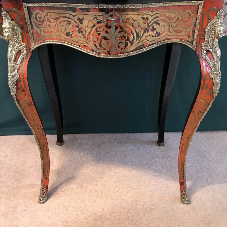 Antique Boulle Centre Table Of Small Proportions Circa 1860