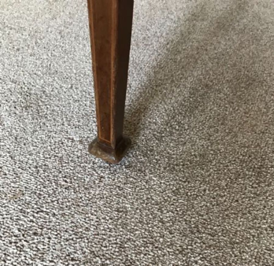 Antique Art Nouveau Marquetry Inland Elbow Chair