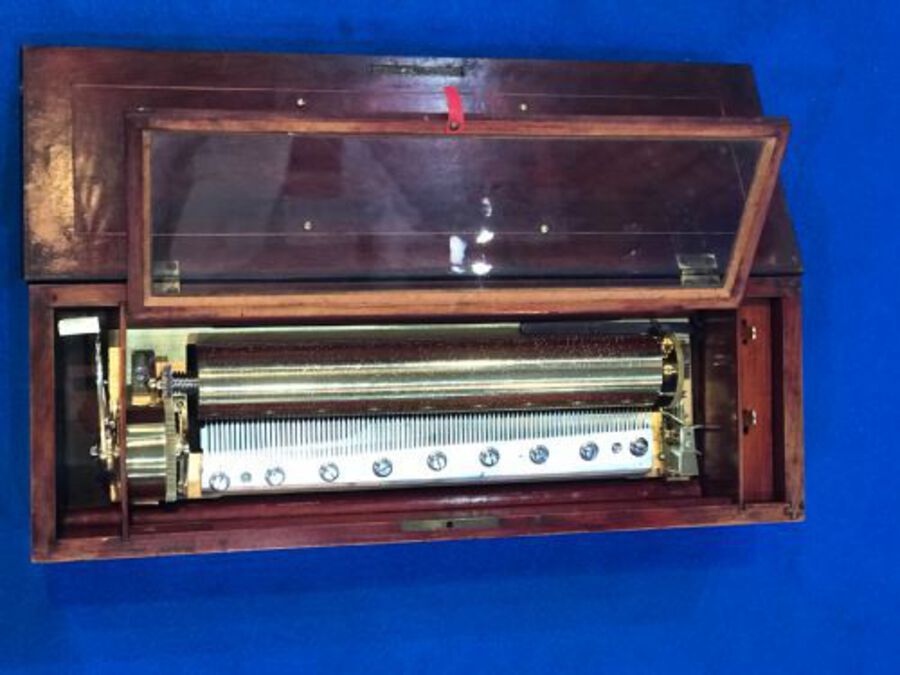 Antique A Fine  Victorian Music Box Circa 1875