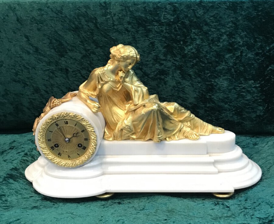 Victorian Eight Day Striking Mantle Clock Circa 1880
