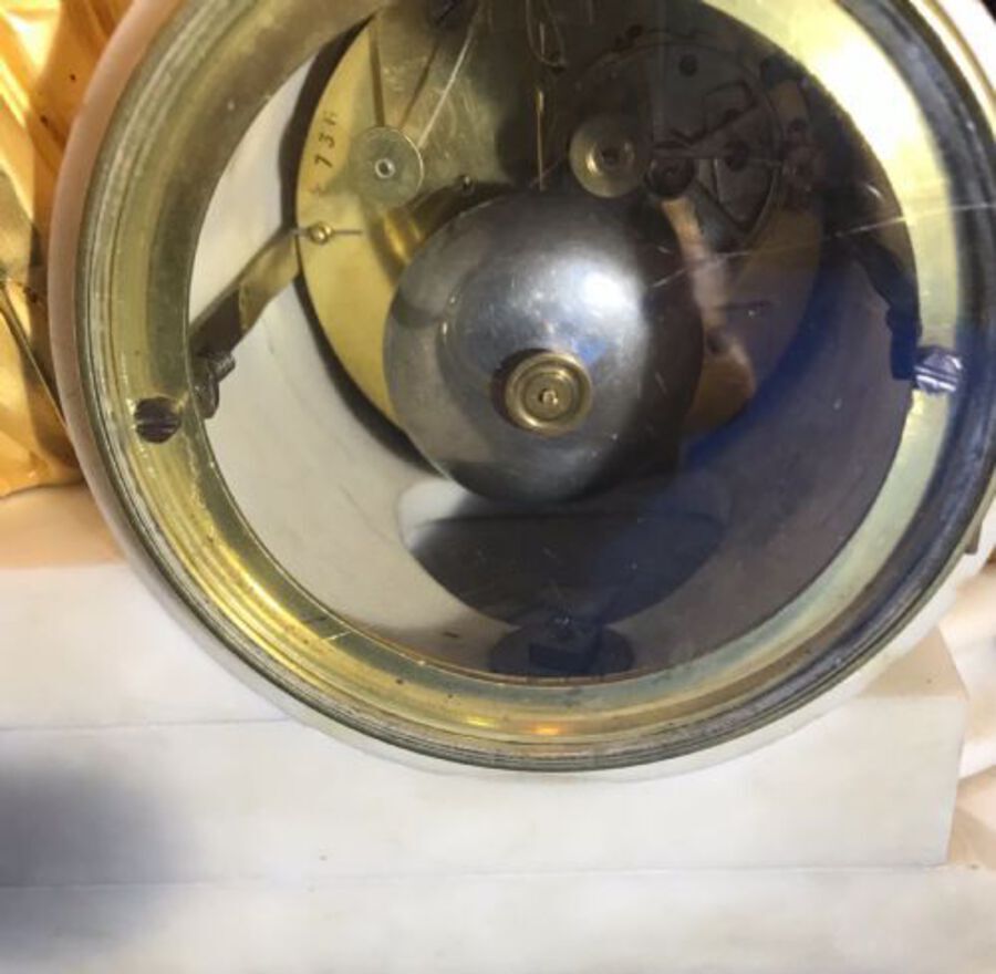 Antique Victorian Eight Day Striking Mantle Clock Circa 1880