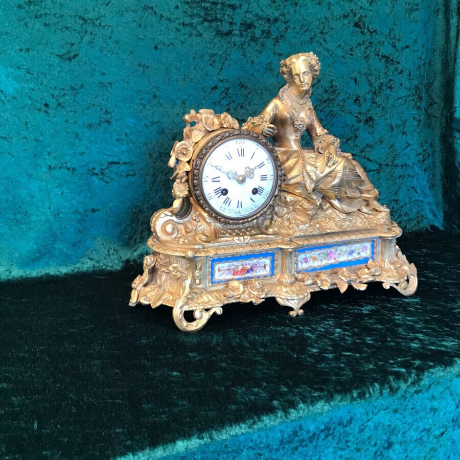Antique 19th Century Palais Royal ,Mantle Clock, Circa 1875