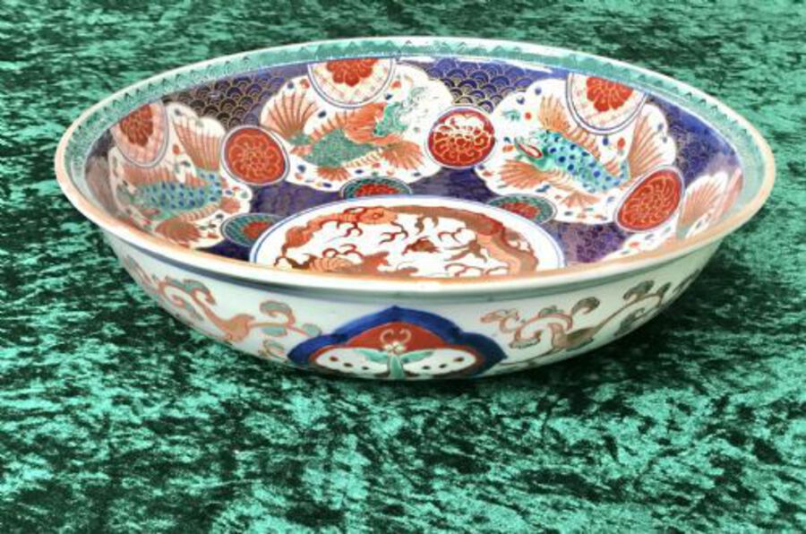 Antique Superb Original Condition, Japanese, Arita, Imari, Bowl, Circa 1890/1900