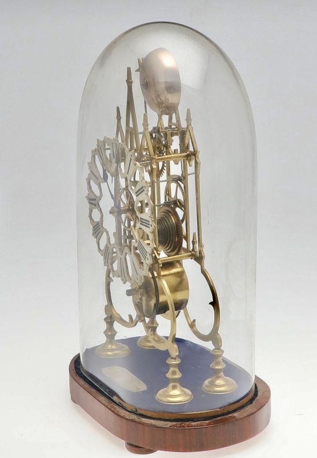 Antique Skeleton clock, circa 1900