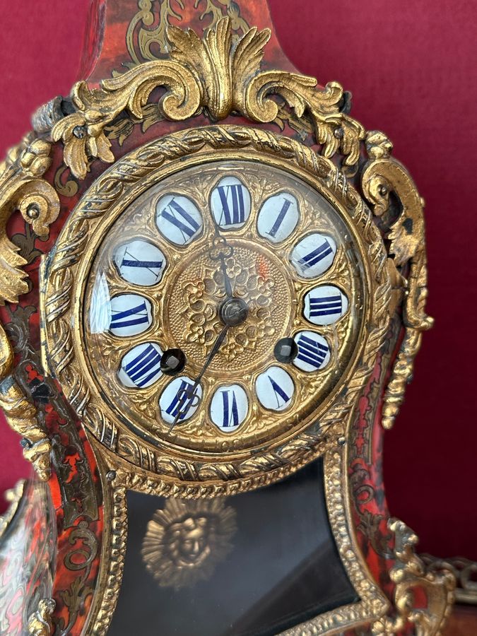 Antique French Boulle clock, circa 1880