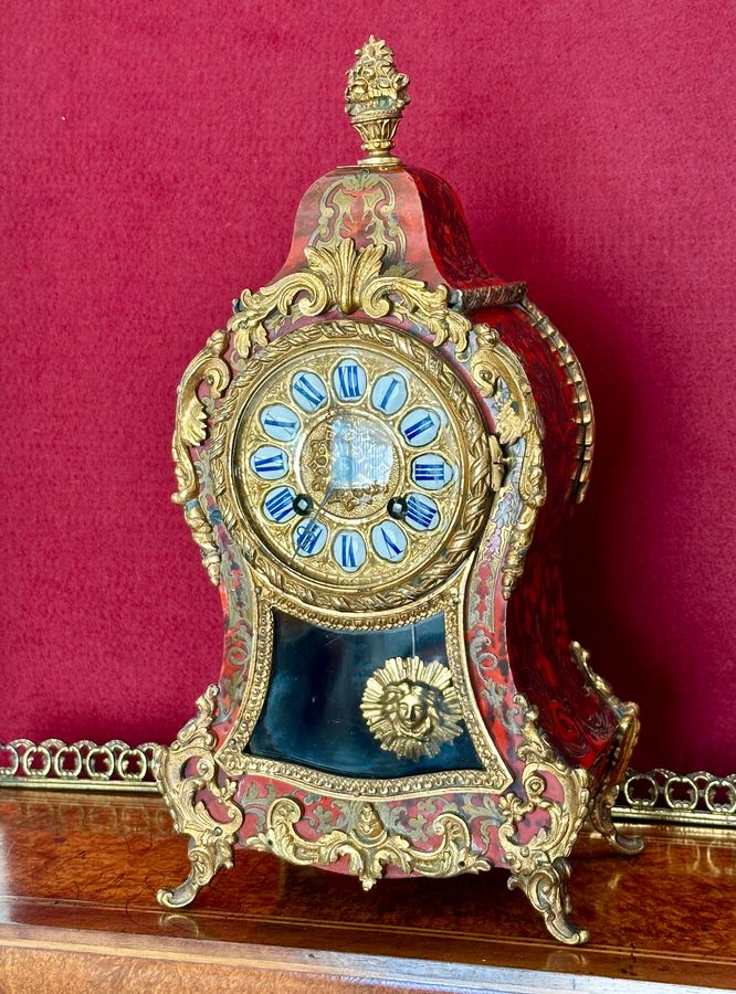 Antique French Boulle clock, circa 1880