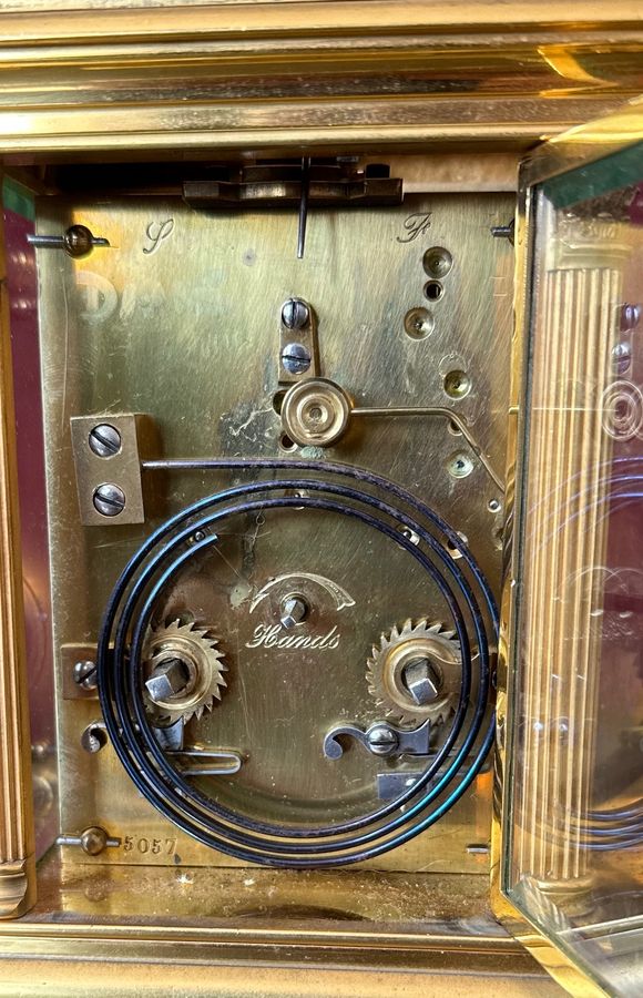 Antique Repeating carriage clock circa 1890