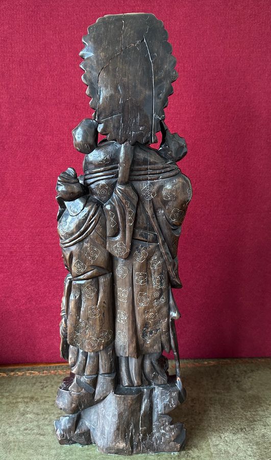 Antique Chinese figure of a dignitary, circa 1880