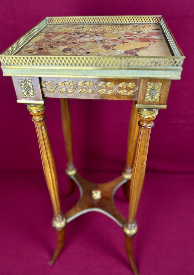 Antique Occasional pedestal table, circa 1900