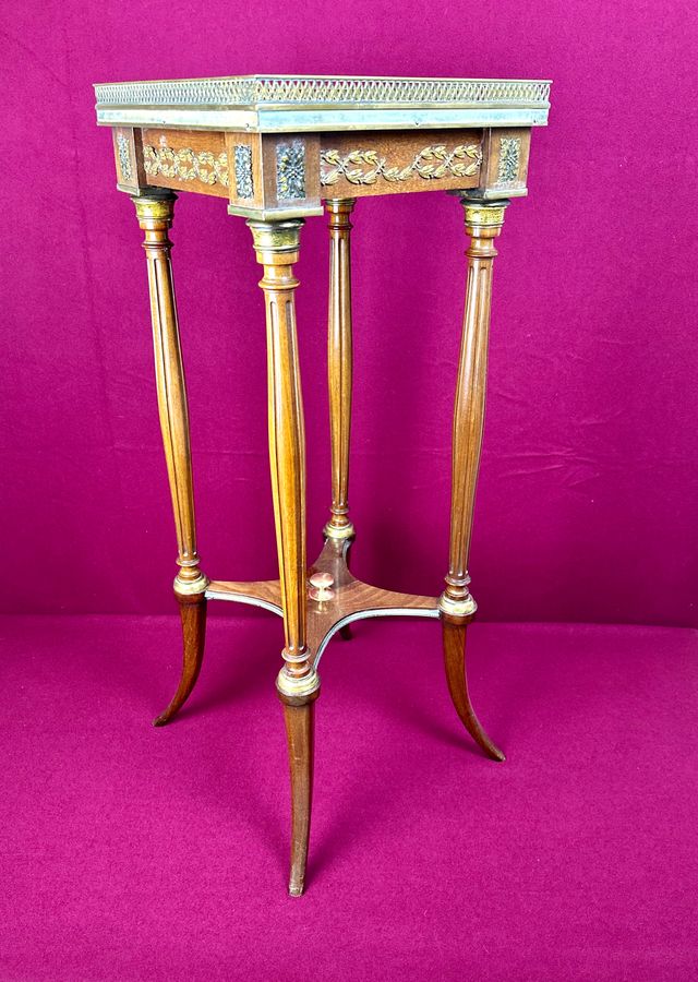 Antique Occasional pedestal table, circa 1900