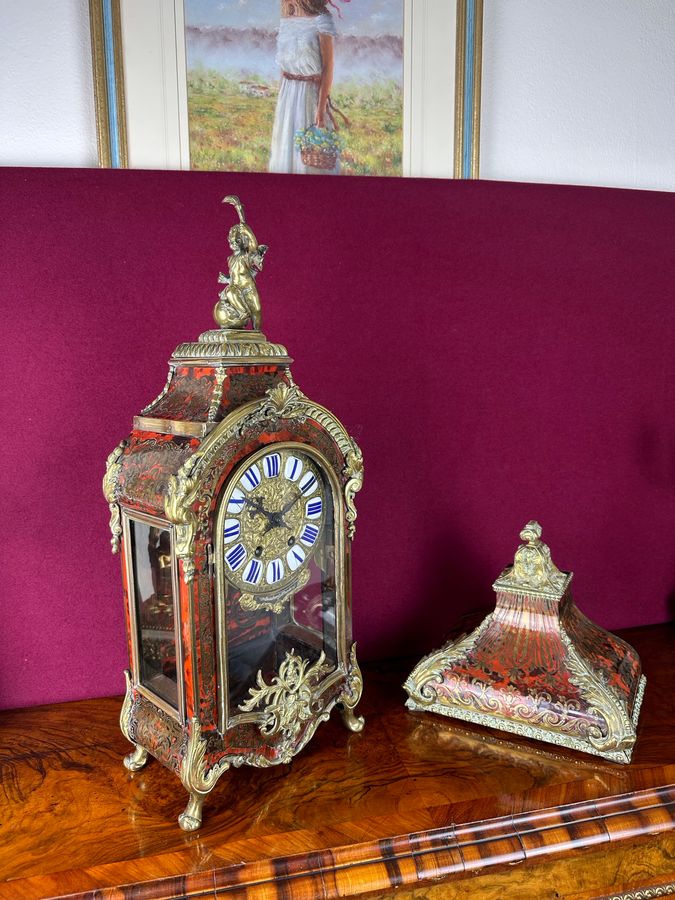 Antique Superb quality Boulle bracket clock, circa 1880
