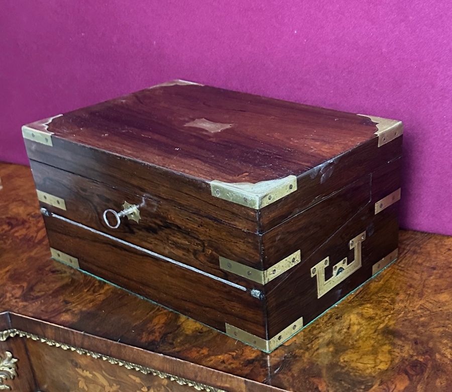 Georgian correspondence box, circa 1818