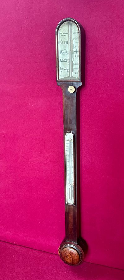 Georgian stick barometer, circa 1830