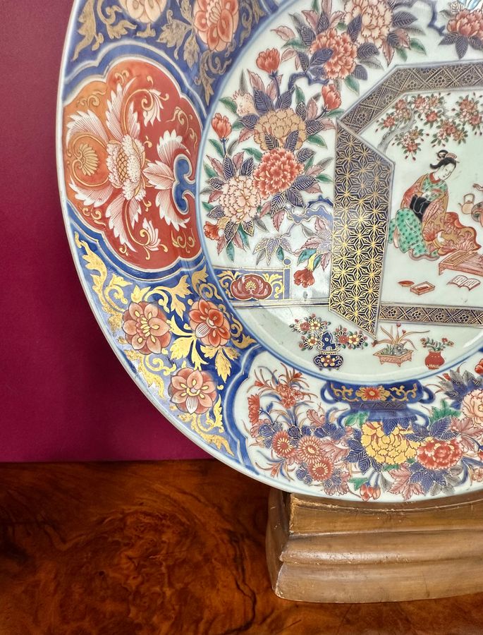 Antique A good & large Imari charger