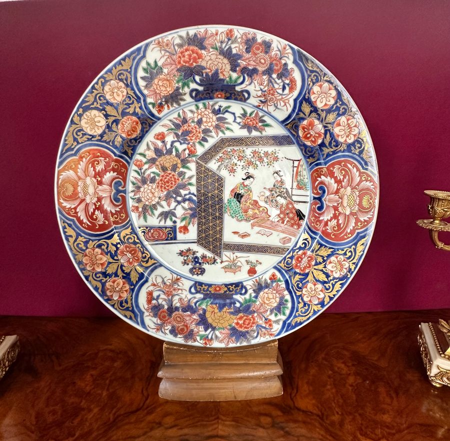 Antique A good & large Imari charger